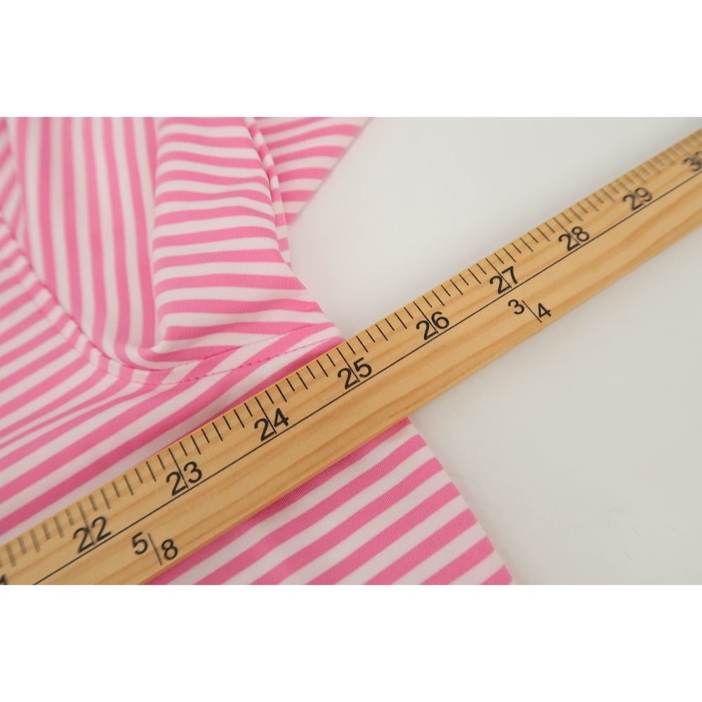 Peter Millar Summer Comfort‎ Polo Shirt Mens XL Pink Striped Golf Performance - Picture 8 of 10